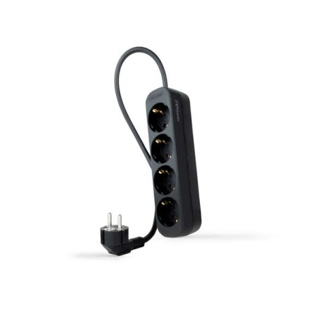 Nanocable Regleta 4 Tomas Negro