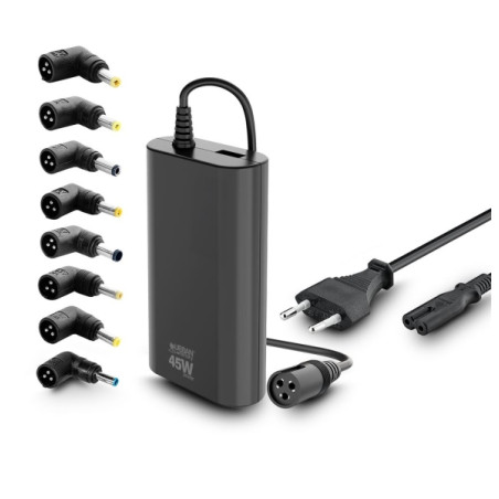 Urban Factory Alee Cargador Universal para Portatil de 45W