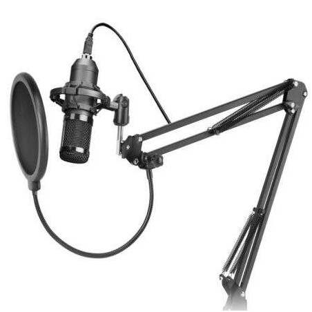 Mars Gaming MMICPRO Microfono USB Cardioide de Brazo Extensible para Streaming