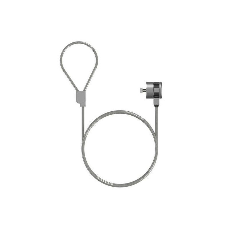 Aisens Cable de Seguridad con Cerradura de Llave para Ordenador, Monitor, Portatil
