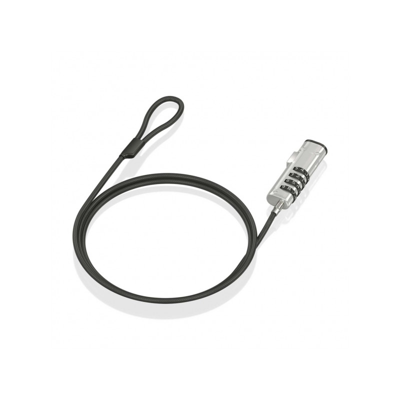 Aisens Cable de Seguridad Nano con Combinacion