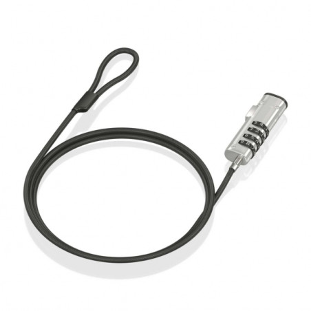 Aisens Cable de Seguridad Nano con Combinacion