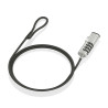 Aisens Cable de Seguridad Nano con Combinacion