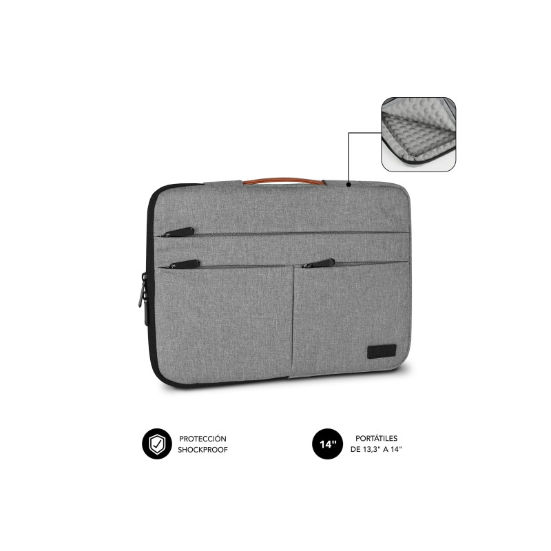 Subblim Funda Air Padding 360 Portátil de 13.3" a 14"
