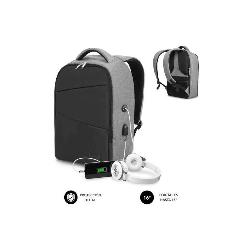 Subblim Mochila Antirrobo para Portatiles 15,6"