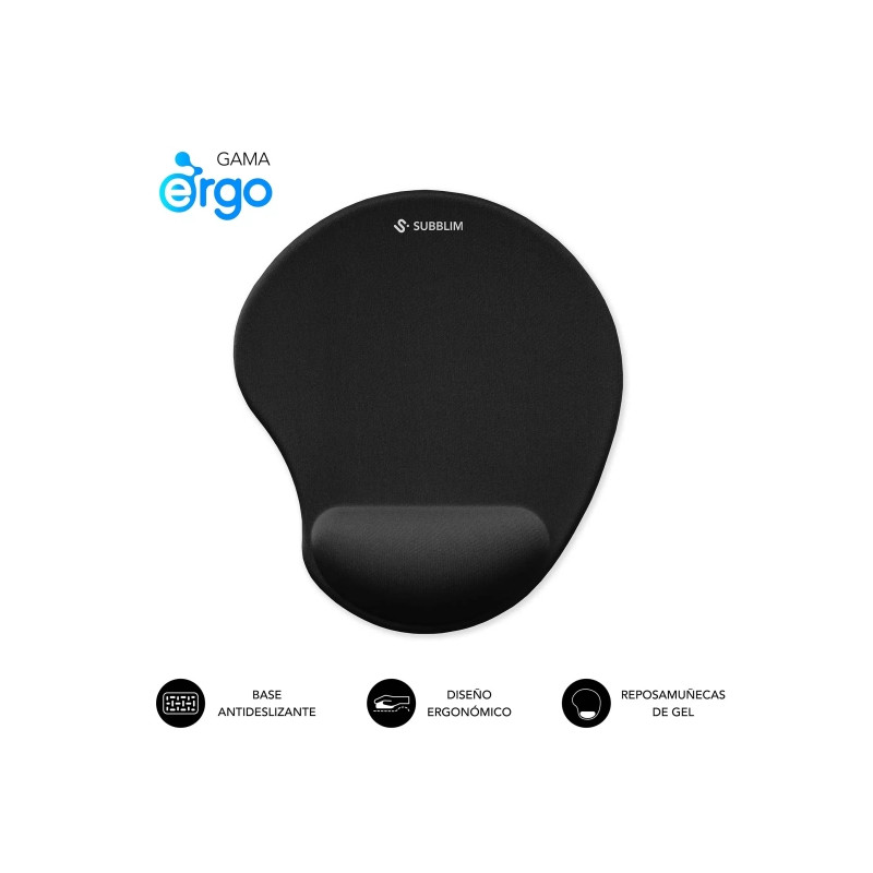 Subblim Ergo Neogel Alfombrilla Ergonomica para Raton 04E050