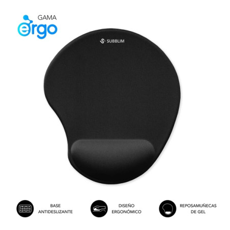 Subblim Ergo Neogel Alfombrilla Ergonomica para Raton 04E050