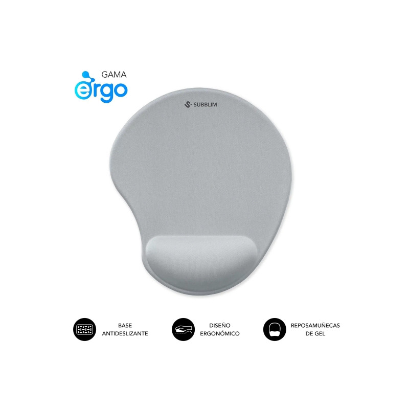 Subblim Ergo Neogel Alfombrilla Ergonomica para Raton 04E051