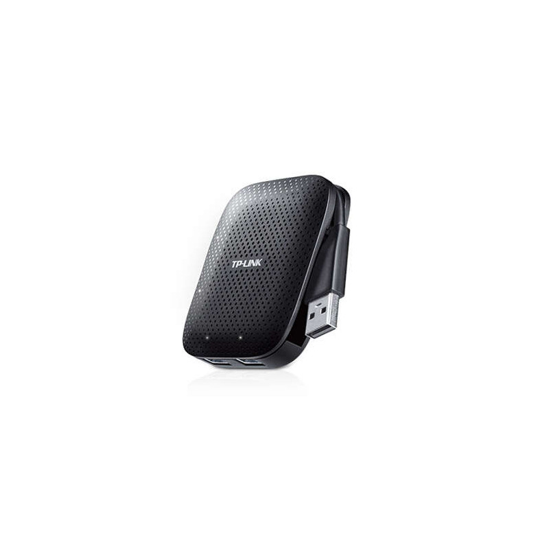 TP-Link UH400 Hub Portatil de 4 Puertos USB 3.0 Negro