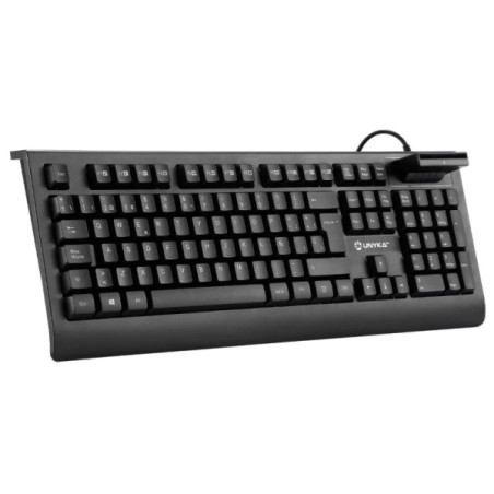 Unykach KB918 Teclado USB con Lector Inteligente de Tipo PC/SC 2.0 como DNIe o Tarjeta Sanitaria Española