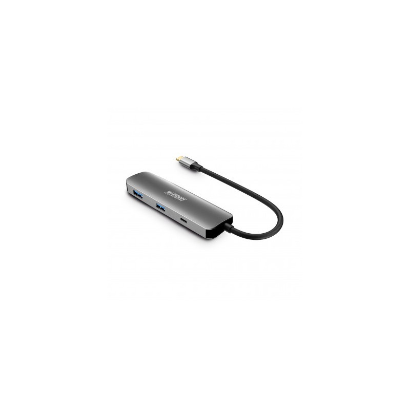 Urban Factory Hubee HUB 4 en 1- USB-C Macho