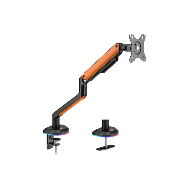 Aisens Soporte de Mesa RGB Gaming para Monitor/TV