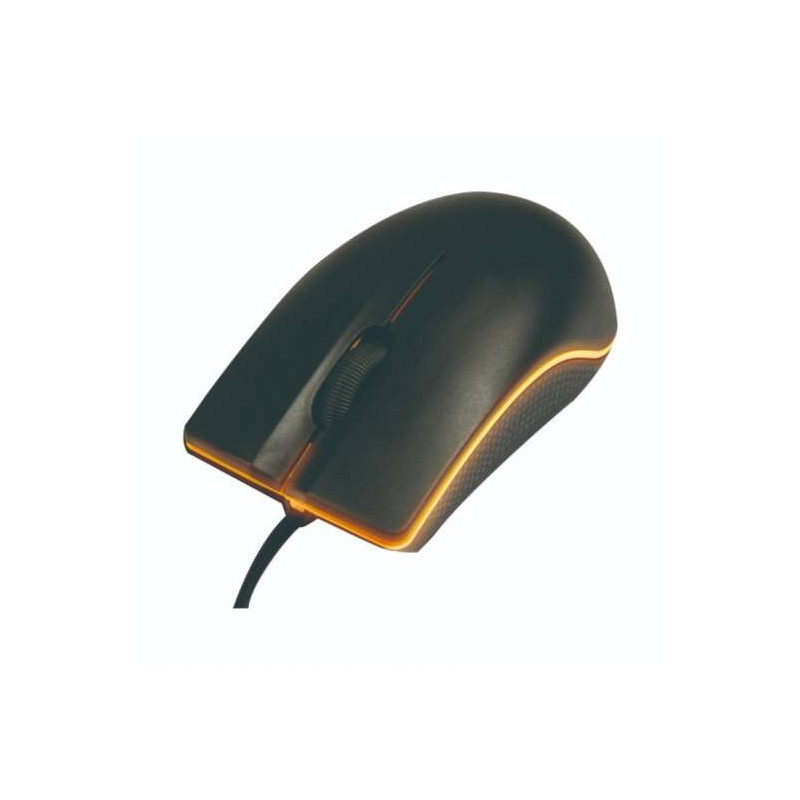 L-Link Raton USB 2.0 Negro 3 Botones - Uso Ambidiestro