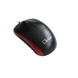 L-Link LL-2080-R Raton Optico USB 1.2m Negro/Rojo