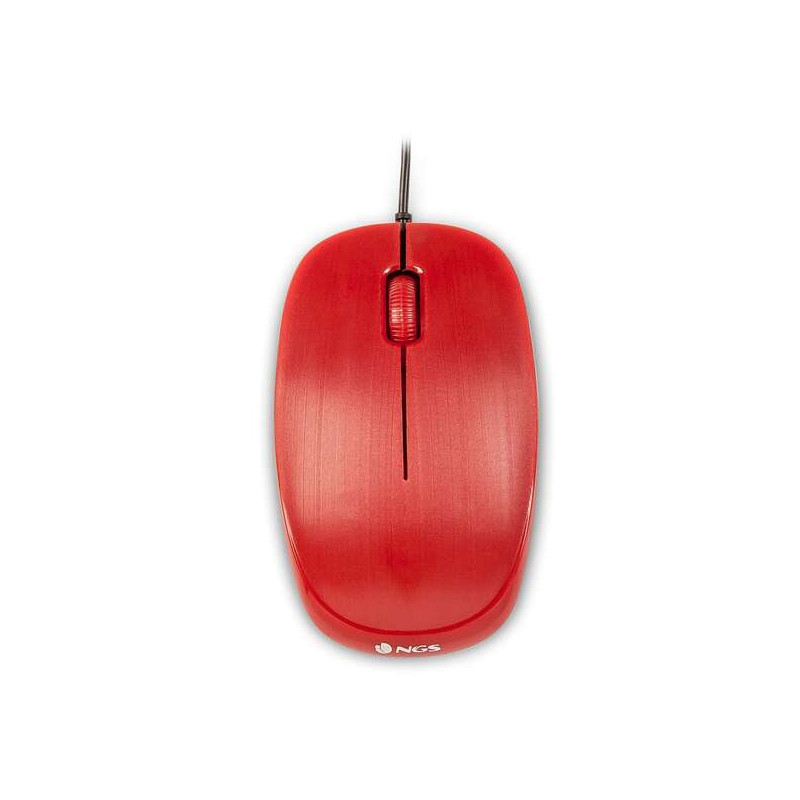 NGS Flame Raton USB 1000dpi Rojo