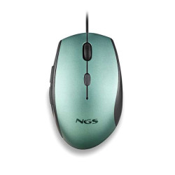 NGS Moth Ice Raton USB 1600dpi + Adaptador USB-A a USB-C