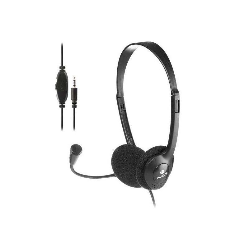 NGS Auriculares con Cable para Portatil