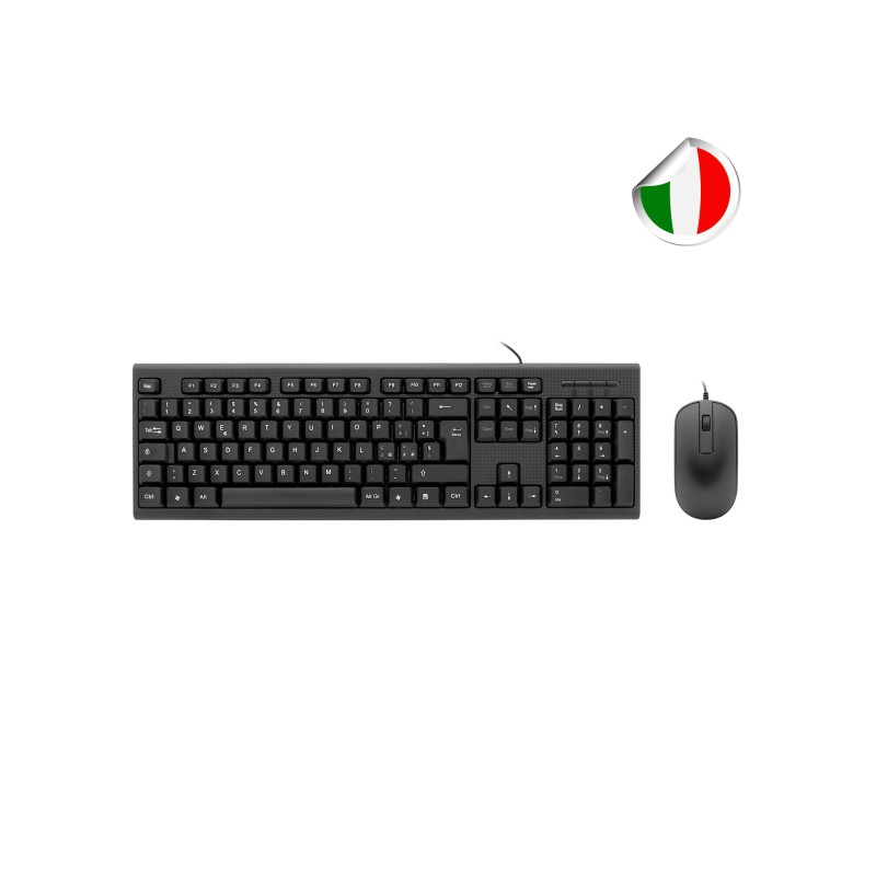 Coolbox COO-KTR-02UIT Pack USB Teclado 105 Teclas