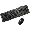 Coolbox PcCase KTR-001 Pack USB Teclado 105 Teclas + Raton 3 Botones
