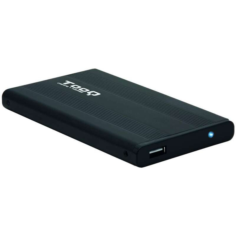 Tooq Carcasa Externa HDD/SDD 2.5" hasta 9,5mm SATA USB 2.0