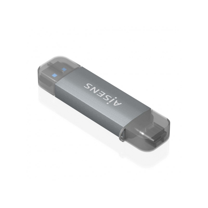 Aisens Lector de Tarjetas USB-C y USB-A