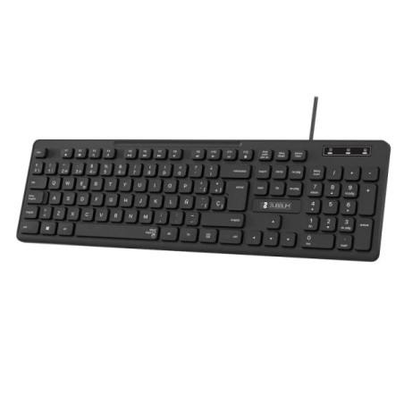 Subblim Teclado Business Slim Silencioso con Cable USB