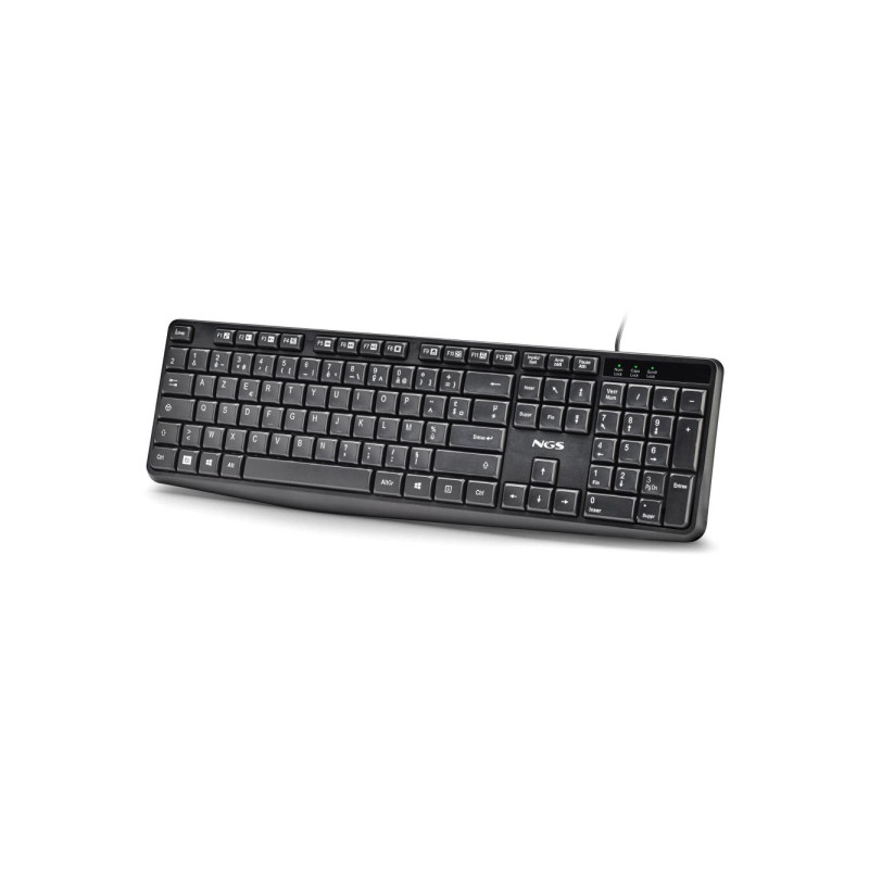NGS Funky V4 Teclado USB Negro
