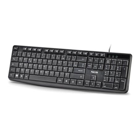 NGS Funky V4 Teclado USB Negro
