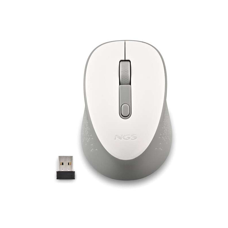NGS Dew White Raton Inalambrico USB 1600dpi