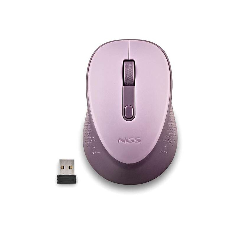 NGS Dew Lilac Raton Inalambrico USB 1600dpi