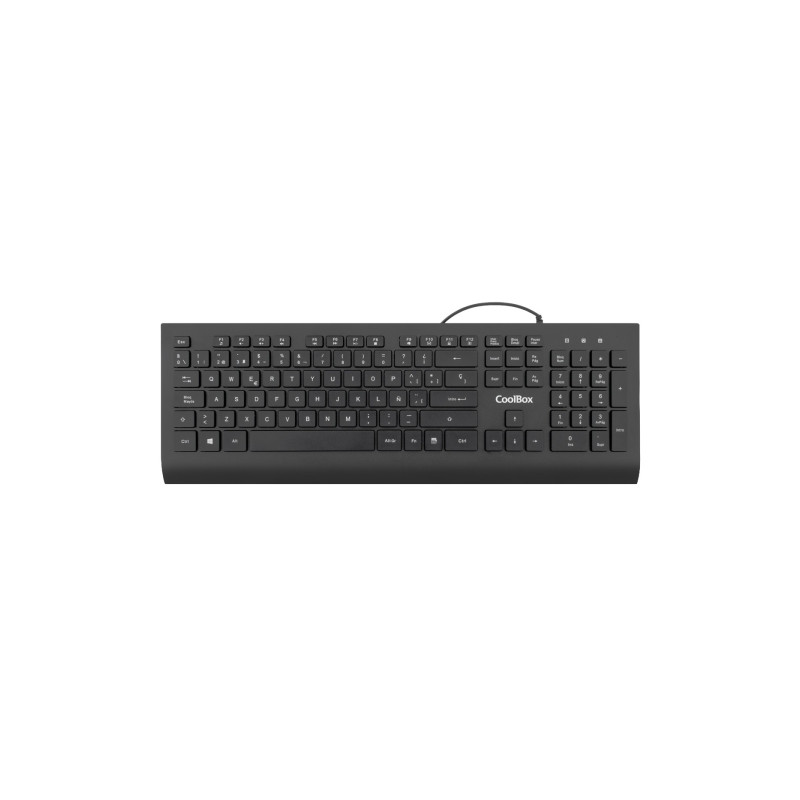 Coolbox FlatPro Teclado USB con 105 Teclas
