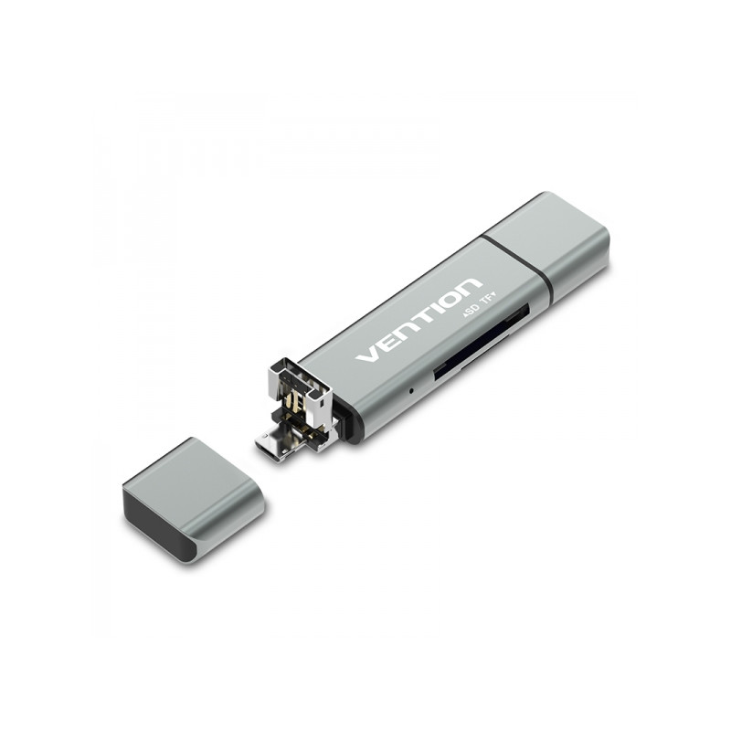 Vention Lector de Tarjetas Externo USB 2.0