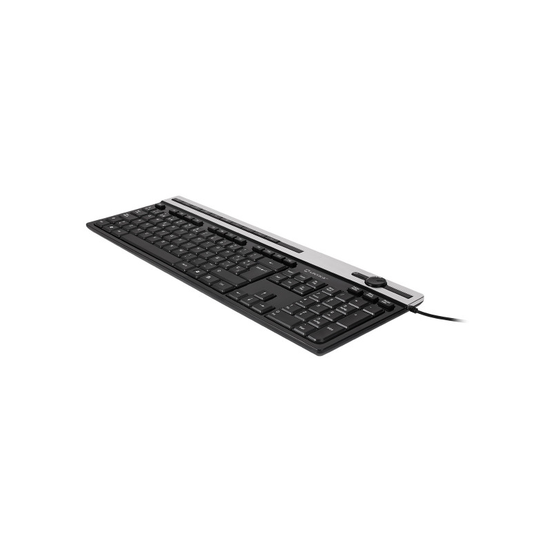 Unykach A2930 Teclado USB con 105 Teclas + 12 teclas multimedia