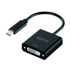 Approx Adaptador USB-C Macho a DVI Hembra