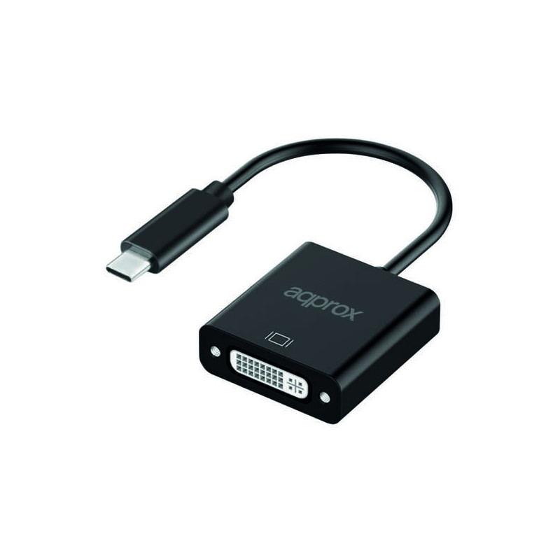 Approx Adaptador USB-C Macho a DVI Hembra