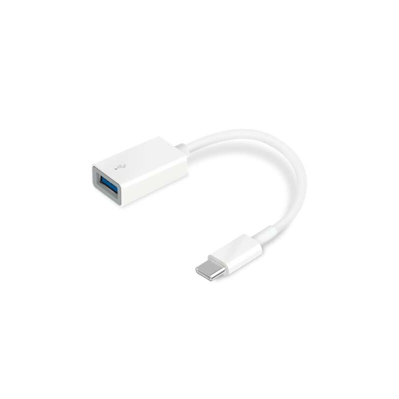 TP-Link Adaptador Super Rapido de USB-C 3.0 a USB-A Blanco Soporta OTG - Color Blanco