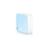 TP-Link Router inalambrico Nano N 300Mbps Blanco 1 EP ETH - 1 EP Micro USB -Antena Interna - Color