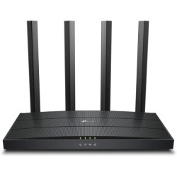 TP-Link Archer AX12 Router Inalambrico Doble Banda AX1500 WiFi 6 Negro 4 Puertos RJ-45 - 4 Antenas