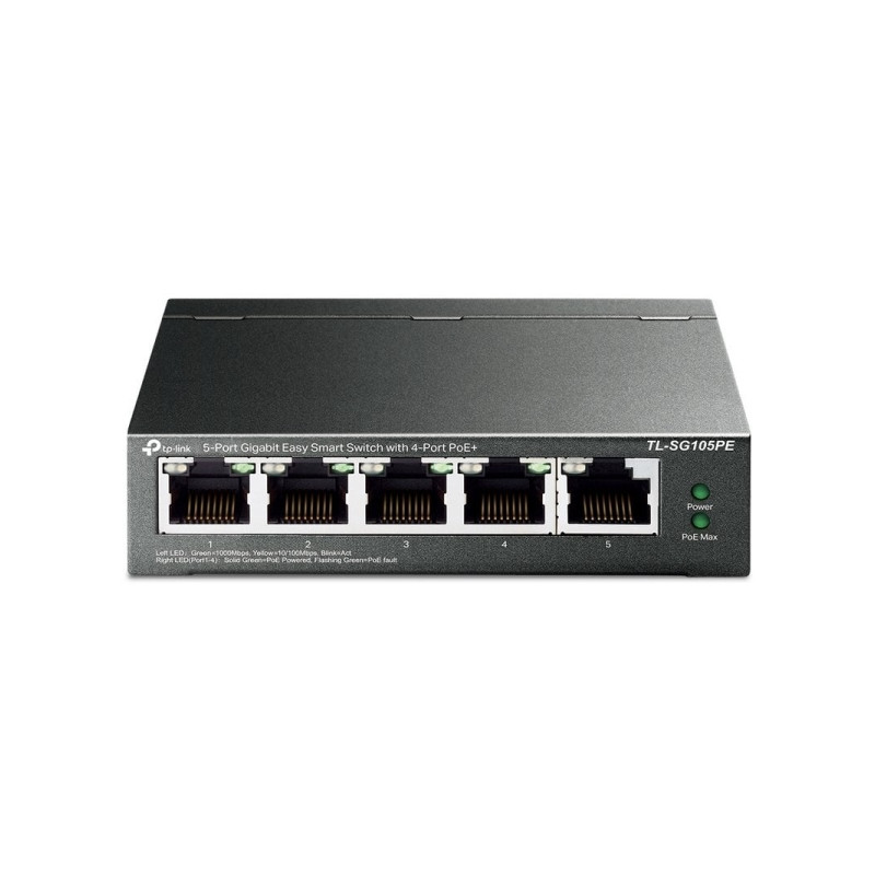 TP-Link TL-SG105PE Switch 5 Puertos 10/100/1000Mbps Varios POE