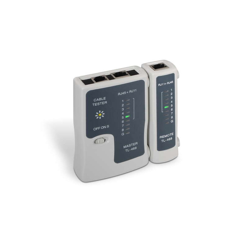 Aisens Testeador para Cable RJ11/RJ12/RJ45