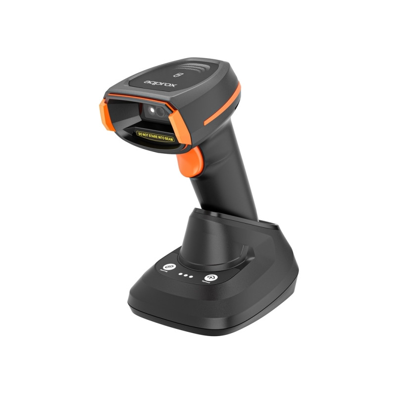 Approx Lector de Codigos de Barras 1D/2D Inalambrico con Base de Carga
