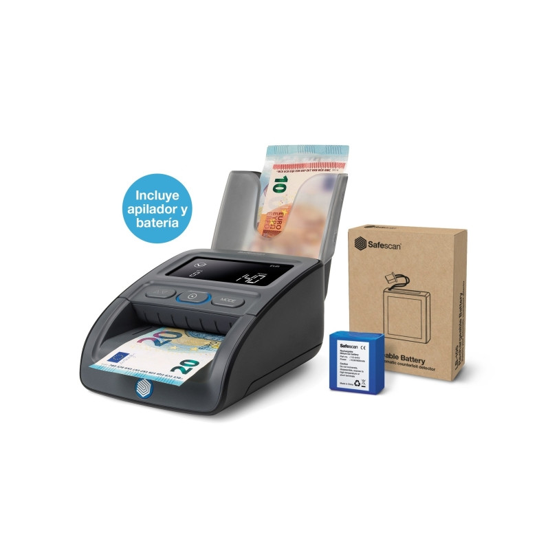 Safescan 155-S Pack de Detector Automatico de Billetes Falsos