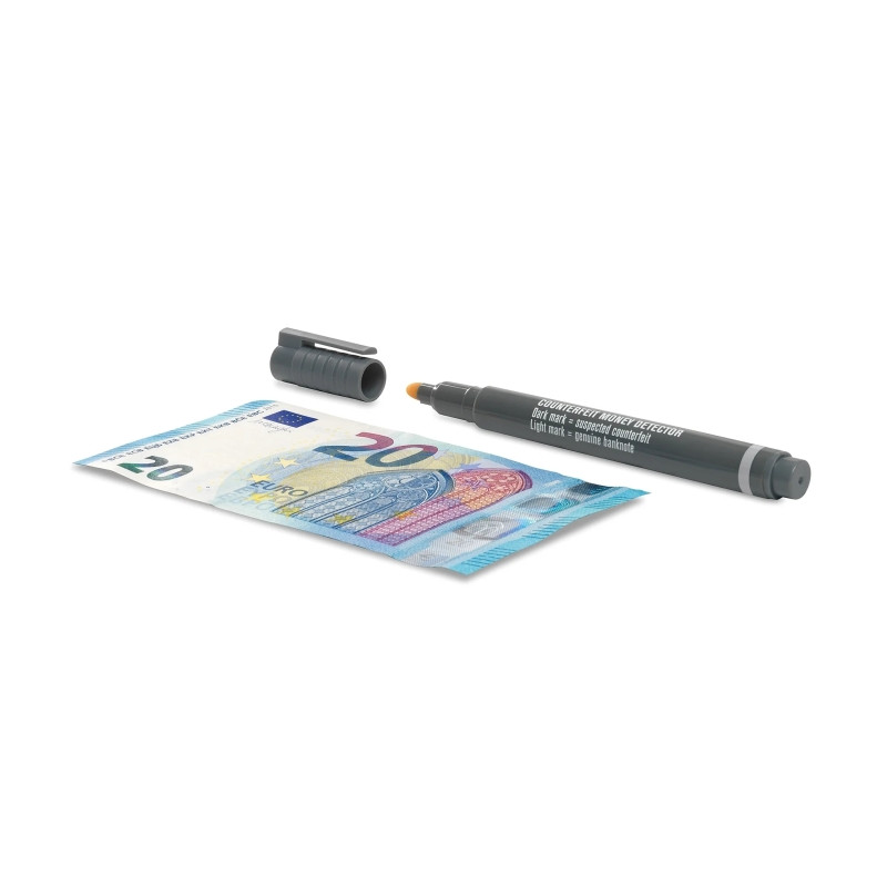 Safescan 30 Boligrafo Detector de Billetes Falsos Negro Verificacion en 2 Segundos - Tinta con 0442