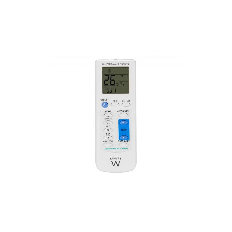 Ewent EW1579 Mando a Distancia Universal Aire Acondicionado