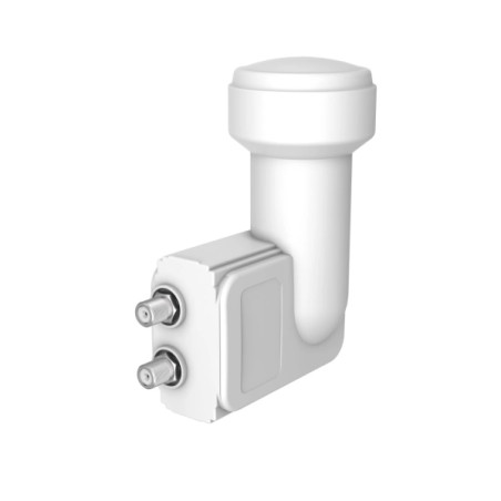 Hama Essential Receptor Twin LNB Satelital con 2 Vias
