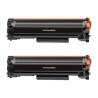 Tóner HP CF244A Pack de 2 Cartuchos de Toner s - 16,92€