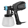 TotalPaint 750 Pistola de Pintura - 700W - Deposito 1200ml - Control de Caudal hasta 1200Ml/min - Incluye Accesorios - Color