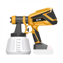 Pistola de Pintar - Bateria 20V no Incluida - Velocidad 32.000rpm - Deposito 1200ml - Boquilla 2mm - Inalambrica - Luz LED