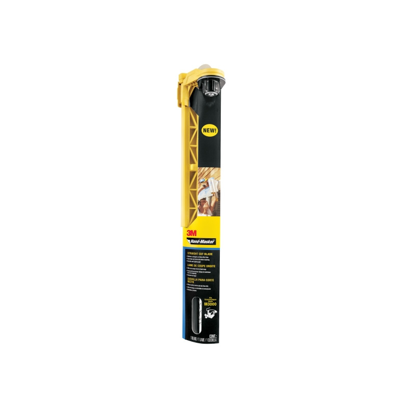 Hand-Masker Cuchilla para Dispensador de Enmascarar - 30.4cm - Corte Recto - Acero Inoxidable - Color Negro/Amarillo 3M