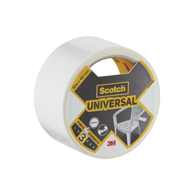 Scotch Universal Cinta Adhesiva Americana 48mm x 10m - Color Blanco